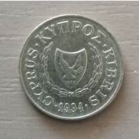 Кипр 2 цента, 1994 г., KM# 54.3