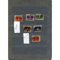 СССР, 1925, спец выпуск доплатные марки, без ВЗ, гашен 6м  по 2р шт