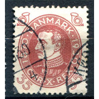 Дания - 1930г. - король Кристиан X, 35 О - 1 марка - гашёная [Mi 193]. #3-WB-97-A-2