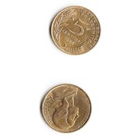 5 сантимов Франция 1986 год