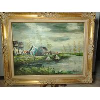 Картина в богатой раме.