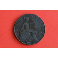 Великобритания 1 пенни 1912 с 1 руб
