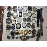 Часы 35 штук одним лотом .