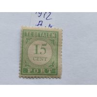 Нидерланды  1912 доплата