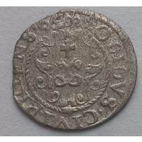 Рыжскi Кiрмаш! Солид 1596-1, Рига, Сигизмунд III