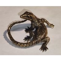 Фигурка Ящерица бронза
