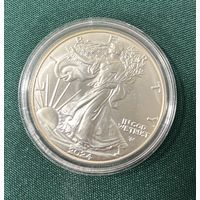Шагающая свобода серебряный доллар