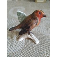 Фарфоровая статуэтка малиновки Goebel +#AO15564_15 Образец архива Goebel, CV 61, Bird Robin/ Robin, ТМК3