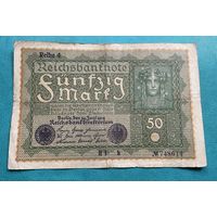 Германия 50 марок 1919 год Reihe 4