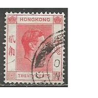 Гонконг. Король Георг VI. 1938г. Mi#144 III.