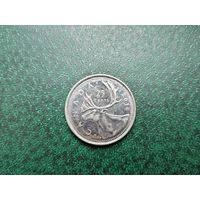 25 центов Канада.