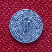 Нидерландские Антильские острова 10 центов, 1993год