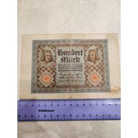 100 марок 1920 г. Германия. СМОТРИТЕ ДР. МОИ ЛОТЫ. Большая распродажа!