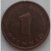 Германия 1 пфенниг 1985 г. D