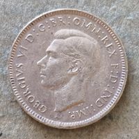 Великобритания 1 фартинг 1943 г., KM# 843