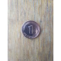 Монеты. Германия ФРГ 1 пфеннинг 1979