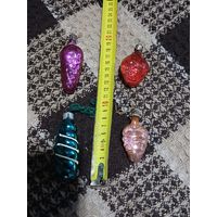 Ёлочные игрушки СССР. Старт с 2-х рублей. Смотрите другие лоты, много интересного.