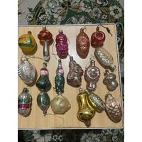 Игрушки новогодние ссср на елку -40 шт
