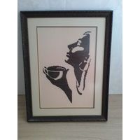 Панно/Вышивка - Ручная Работа - Размер Рамки - 30/40 см.