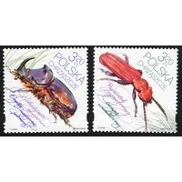 Польша 2018. Насекомые. Жуки. 2 марки 5019-20