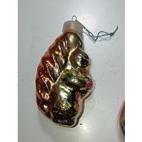 Ёлочная игрушка  - Белочка . СССР  .