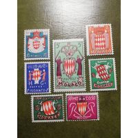 Монако 1954 Гербы
