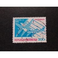 ИНДОНЕЗИЯ\86с\ самолет 1992 авиация
