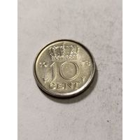 Нидерланды 10 центов 1978