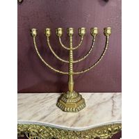 Менора, латунь, Европа, полнотелая, много лотов с рубля