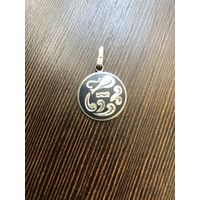 Серебряный кулон/медальон старинный