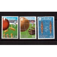 Гибралтар-1999,(Мих.890-892)  ** ,Спорт, футбол