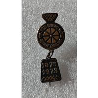 Значок знак Праздник Песни 1973 Латвия тяжелый