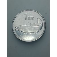 Исландия 1 крона  2011 года .