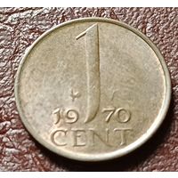 Нидерланды 1 цент, 1970    ( 1-2-5 )
