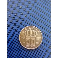 50 сантимов. Бельгия 1998г.