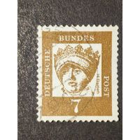 Германия 1961. Известные немцы. Святая Елизавета (1207-1231), ландграфиня Тюрингии