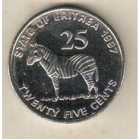 Эритрея 25 цент 1997