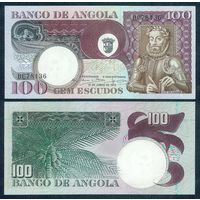 Ангола 100 эскудо 1973 год, UNC