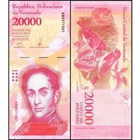 Венесуэла 20000 боливаров образца 2017 года UNC p99c
