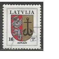Латвия. Герб г.Айнажи. 1996г. Mi#400.