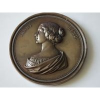 Настольная медаль Jenny Lind (Енни Ли) 1820-1887г.Оперная певица.