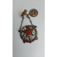 Знак Осоавиахим с рубля, коллекционное состояние