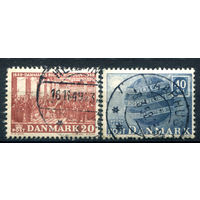 Дания - 1949г. - марки года, 2 полные серии - 2 марки - гашёные. #3-WB-97-A-2