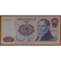 Чили 100 песо 1984 UNC