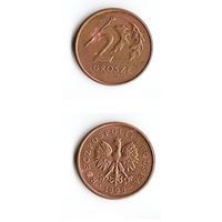 2 гроша Польша 1999 года