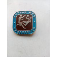 ЗНАЧОК КРАСНОЯРСК РУЧНОЙ МЯЧ