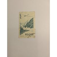 Марки   Авиация  Польша 1976   1 шт. -  0,50 руб.
