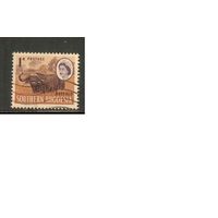 Родезия-1966,(Мих.24) гаш. ,  Английские Колонии,Фауна(2)