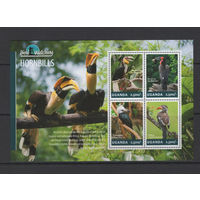 Уганда 2014** Птицы-носороги