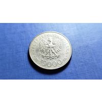 10000 злотых 1990. Польша. Солидарность